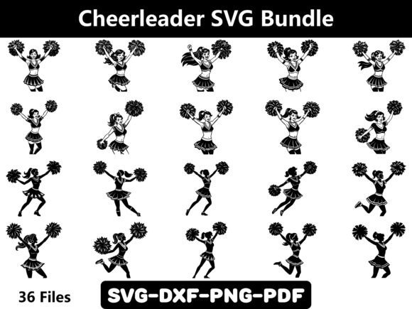 Cheerleader SVG Bundle Review