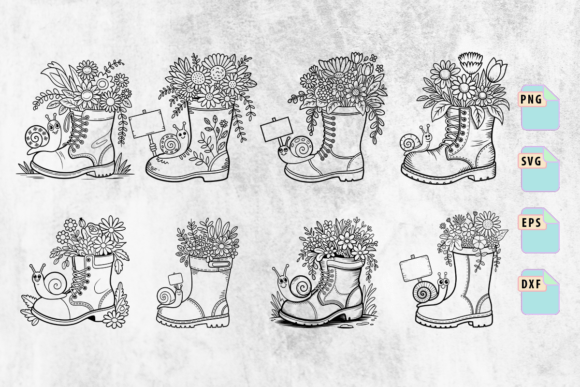 Cowboy Boots and Hat Svg Bundle