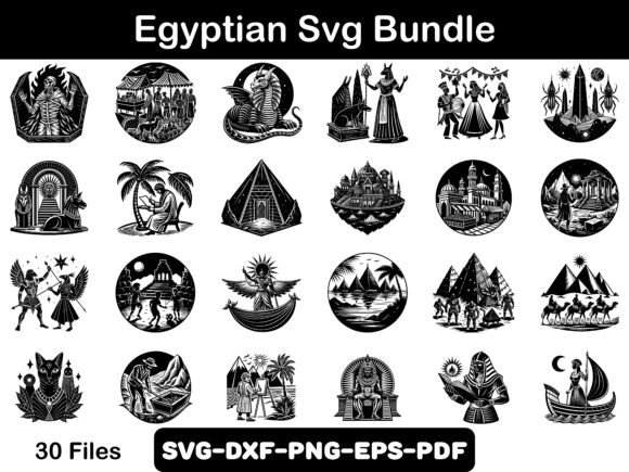 Egyptian SVG Bundle