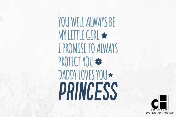 Father's Day Princess SVG PNG