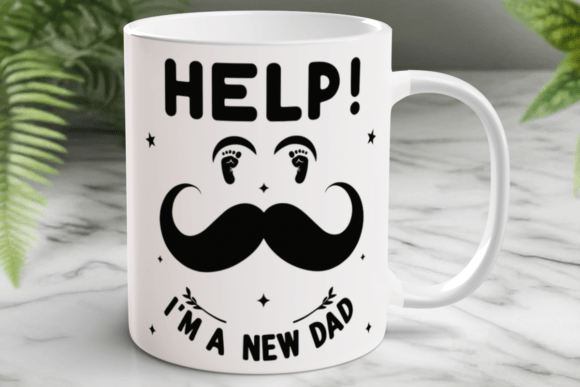 Funny Fathers Day I'm a New Dad SVG PNG