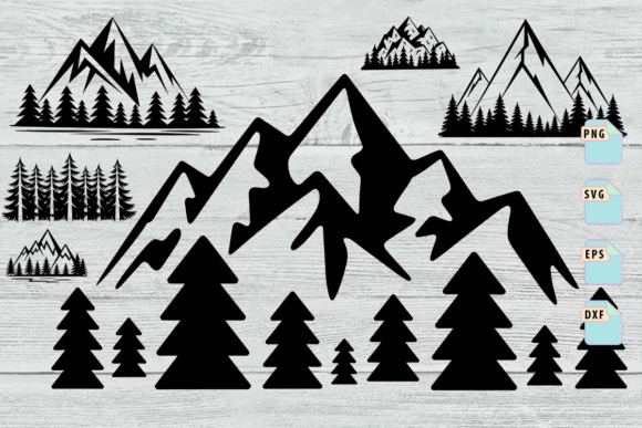 Landscape Svg Bundle, Forest Svg Design