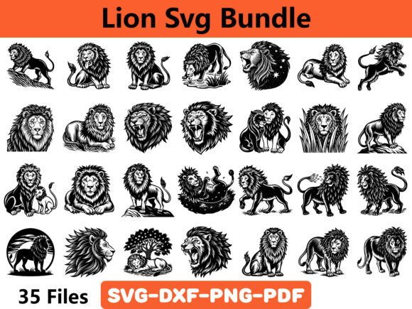 Lion Svg Bundle Review