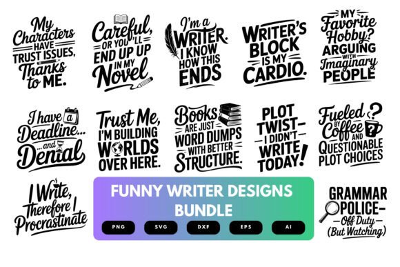 Writer SVG Bundle Review